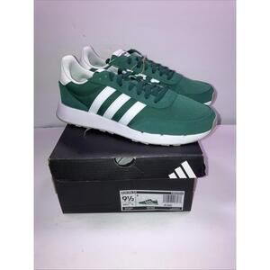 Adidas Run 60s 2.0 H00354 Green White Athletic Men Size 9.5 Sneakers New in Box